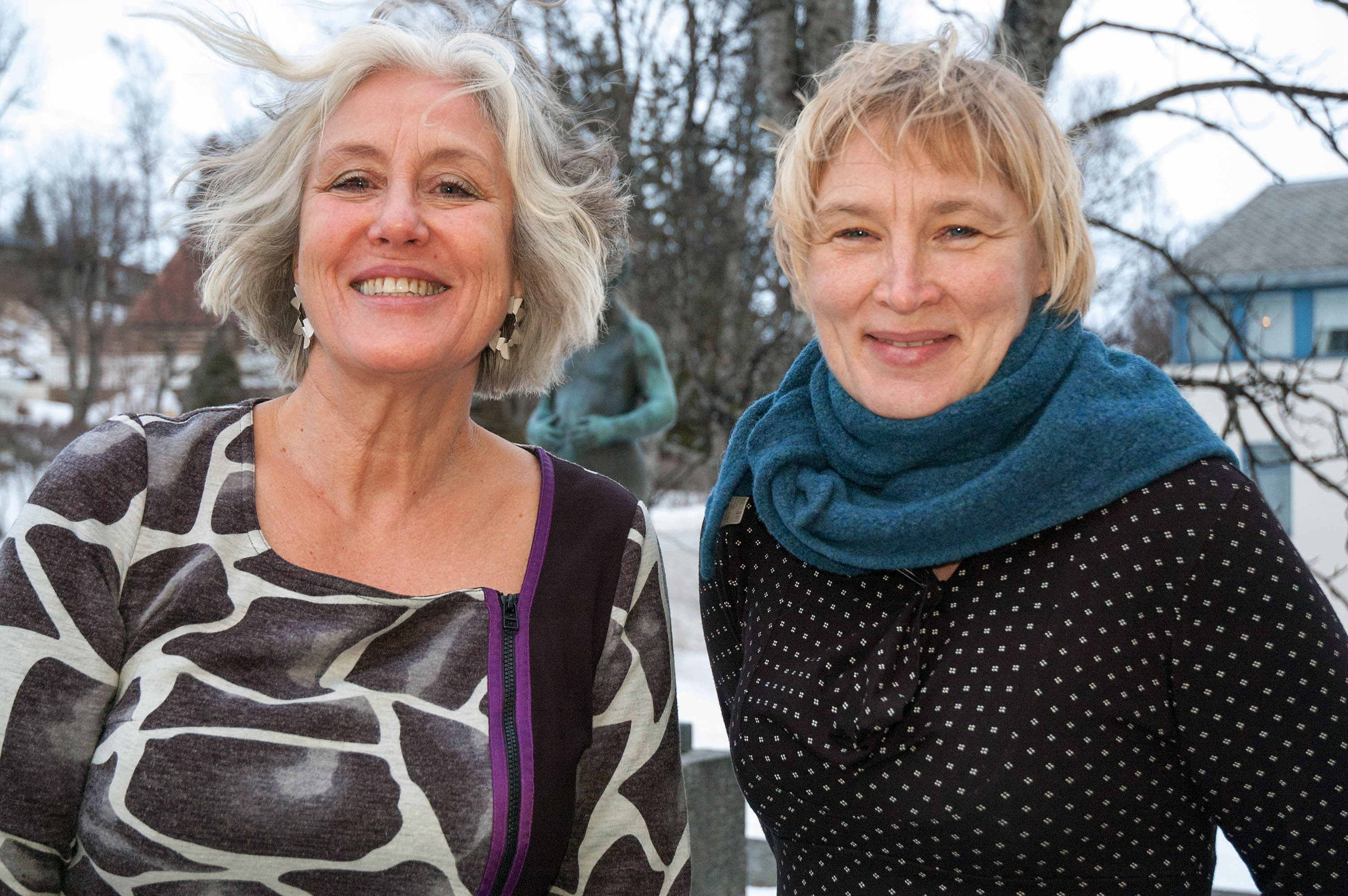 Toril Sverdrup (t.v.) og Anne Myrstad er opptatt av hvordan barn blir sett og h&oslash;rt i barnehagen. 